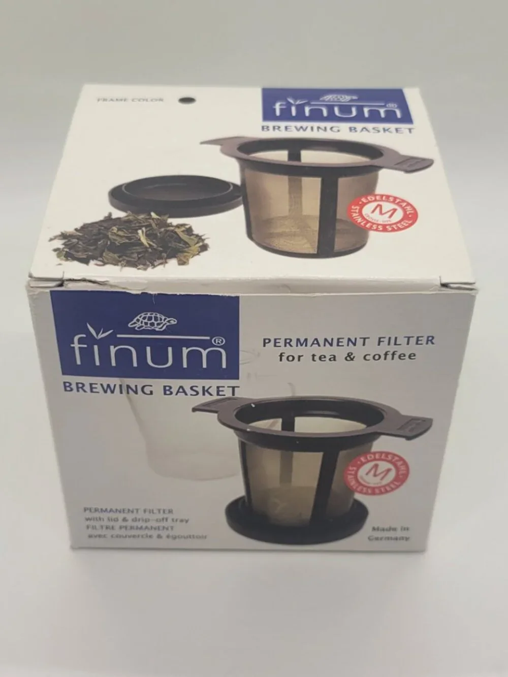 Finum Brewing Basket Medium Loose Leaf Tea Coffee Filter Germany New in Box ♻️🔄